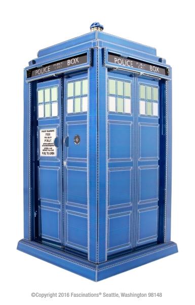 Doctor Who TV Series Blue Tardis Figure Metal Earth Steel Model Kit NEW SEALED picture