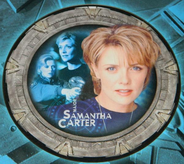 Stargate SG-1 Carter Collage Ltd. Edition Numbered Bone China Plate 2004 COA NEW UNUSED picture