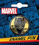Marvel Comics Black Panther Mask Logo Thick Metal Enamel Pin NEW UNUSED