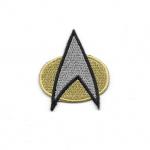 Star Trek: The Next Generation Communicator Logo Embroidered Patch, NEW UNUSED