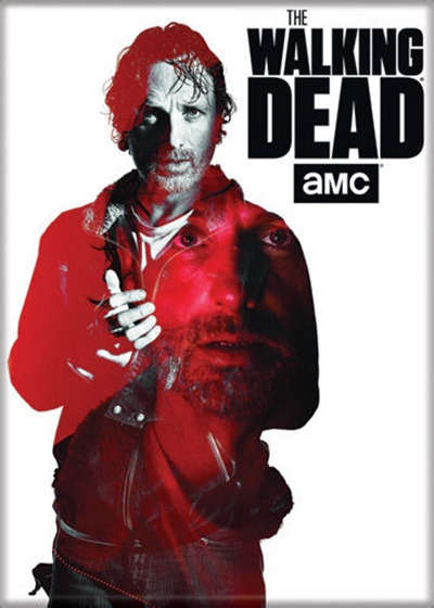 The Walking Dead TV Series Rick Standing Figure Photo Refrigerator Magnet UNUSED
