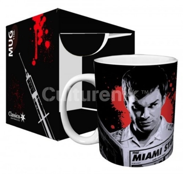 Dexter TV Series Am I A Good Or Bad Person 11 oz Ceramic Coffee Mug NEW UNUSED picture