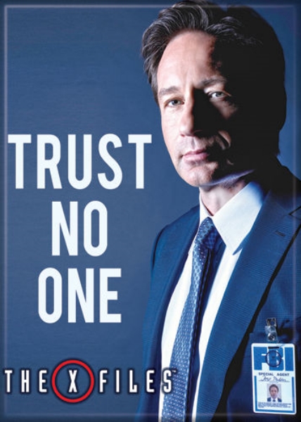 The X-Files TV Series Trust No One Mulder Photo Refrigerator Magnet NEW UNUSED picture