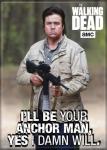 The Walking Dead Eugene I'll Be Your Anchor Man Photo Refrigerator Magnet UNUSED