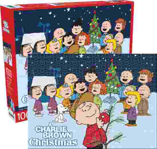 Peanuts A Charlie Brown Christmas 1000 Piece Jigsaw Puzzle NEW SEALED #65326 picture