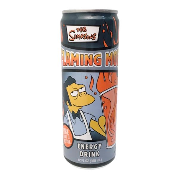 The Simpsons Flaming Moe Energy Drink Set of Six 12 oz Cans NEW SEALED picture