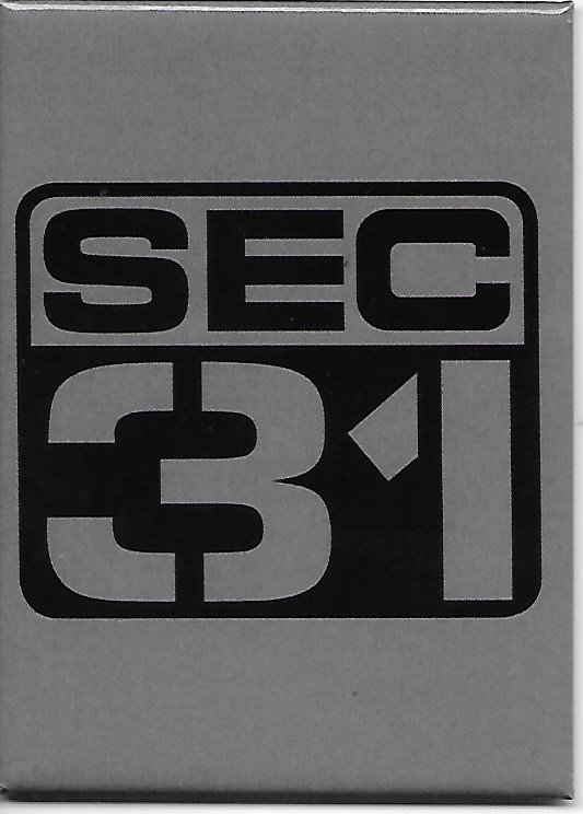 Star Trek Discovery TV SEC 31 Logo Refrigerator Magnet NEW UNUSED