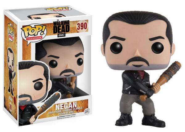 The Walking Dead TV Series Negan with Lucille Vinyl POP! Figure Toy #390 NEW MIB picture