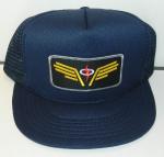 Space Above and Beyond TV Series Angry Angels Patch on a Blue Baseball Cap Hat