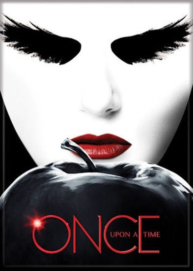 Once Upon A Time TV Series Black Swan Face Above Apple Refrigerator Magnet, NEW picture