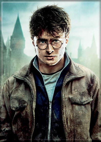 Harry Potter Standing Deathly Hallows Art Image Refrigerator Magnet NEW UNUSED