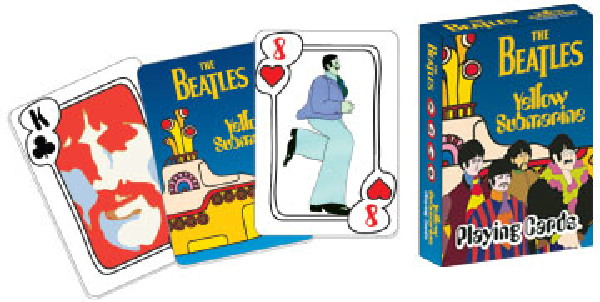 The Beatles Yellow Submarine Movie Photo Playing Cards NEW SEALED picture