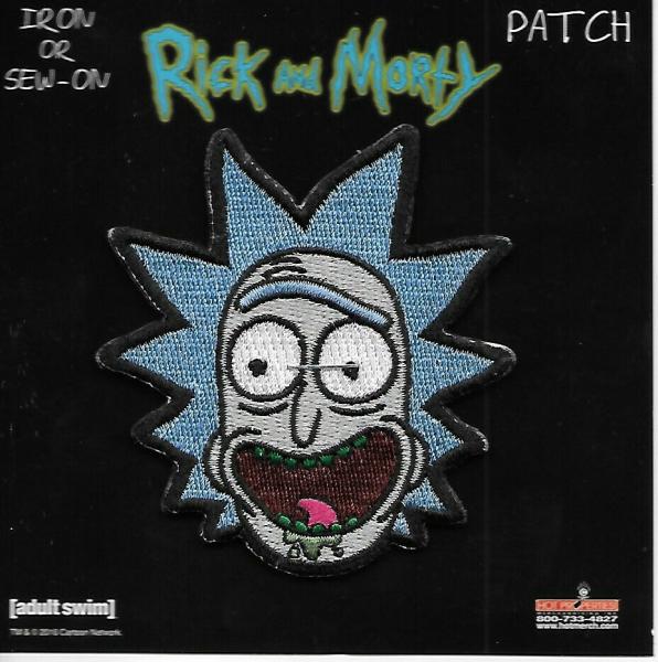 Rick and Morty Animated TV Series Rick Screaming Embroidered Patch NEW UNUSED