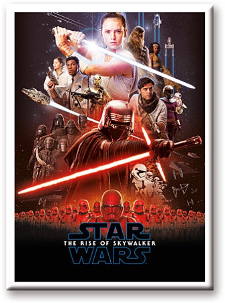 Star Wars Episode IX: The Rise of Skywalker Poster Image Refrigerator Magnet NEW