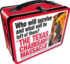 Texas Chainsaw Massacre Movie Large Carry All Tin Tote Lunchbox NEW UNUSED picture