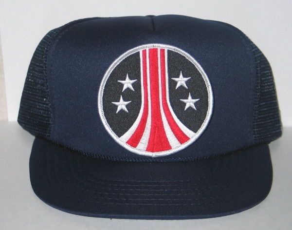 Aliens Movie Stars and Bars USC Marines on a Blue Baseball Cap Hat NEW picture