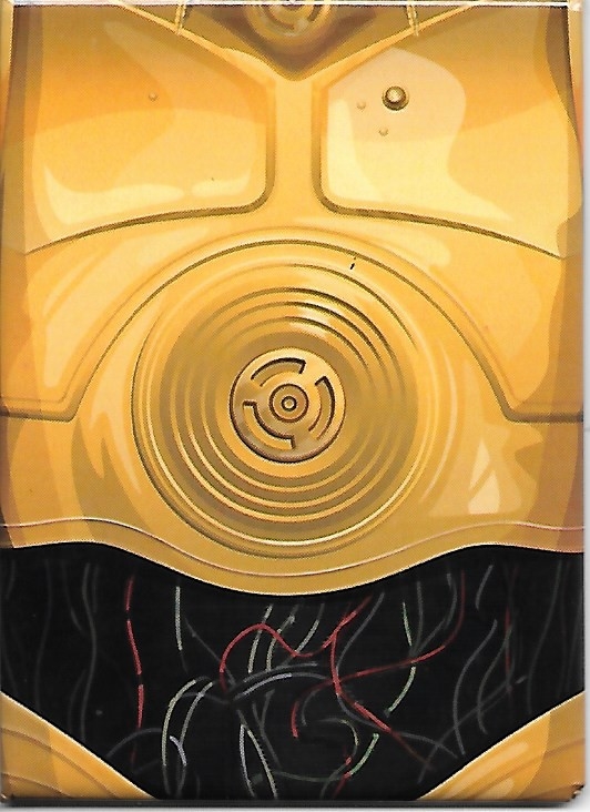 Star Wars I Am C-3PO Chest Image Refrigerator Magnet NEW UNUSED