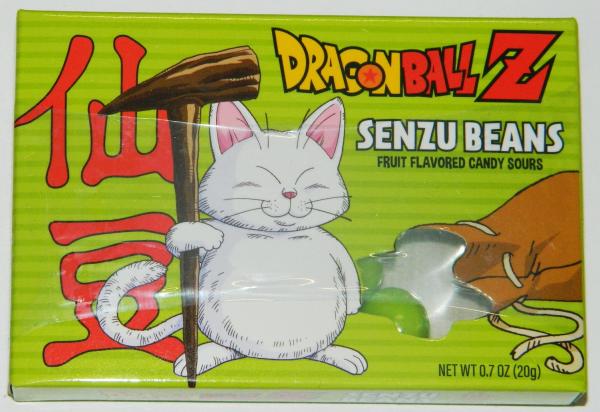 Dragon Ball Z DBZ Anime Senzu Beans Candy Sours In Illustrated Box NEW SEALED