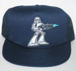 Star Wars Stormtrooper with Blaster Patch on a BLACK Baseball Cap Hat NEW