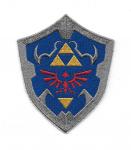 Nintendo Legend of Zelda Princess Hylian Shield Embroidered Patch, NEW UNUSED