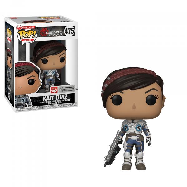 Gears of War Video Game Kait Diaz POP! Vinyl Figure Toy #475 FUNKO NEW MIB picture