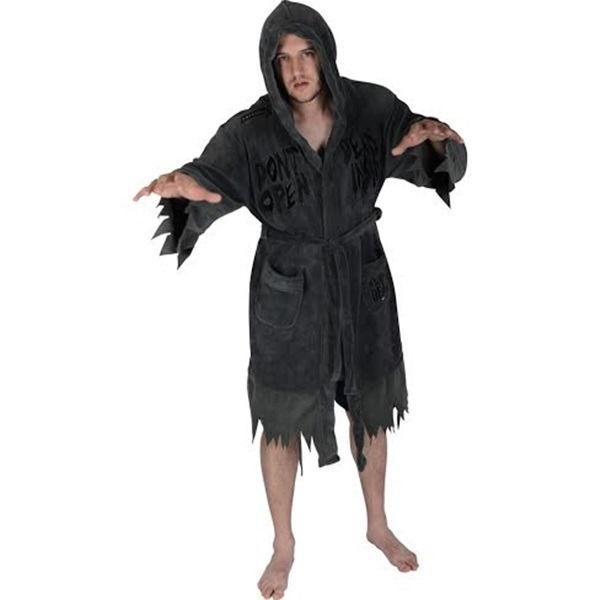 The Walking Dead's Don't Open Dead Inside Fleece Bath Robe ONE SIZE, NEW UNWORN