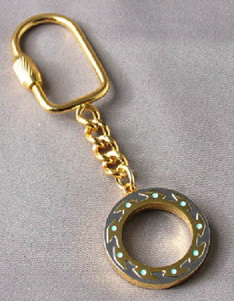 Xena, Warrior Princess TV Series Chakram Style Key Ring/Key Chain NEW UNUSED picture