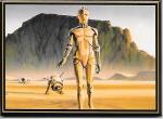 Star Wars Ralph McQuarrie C-3PO R2-D2 Concept Art Image Refrigerator Magnet NEW
