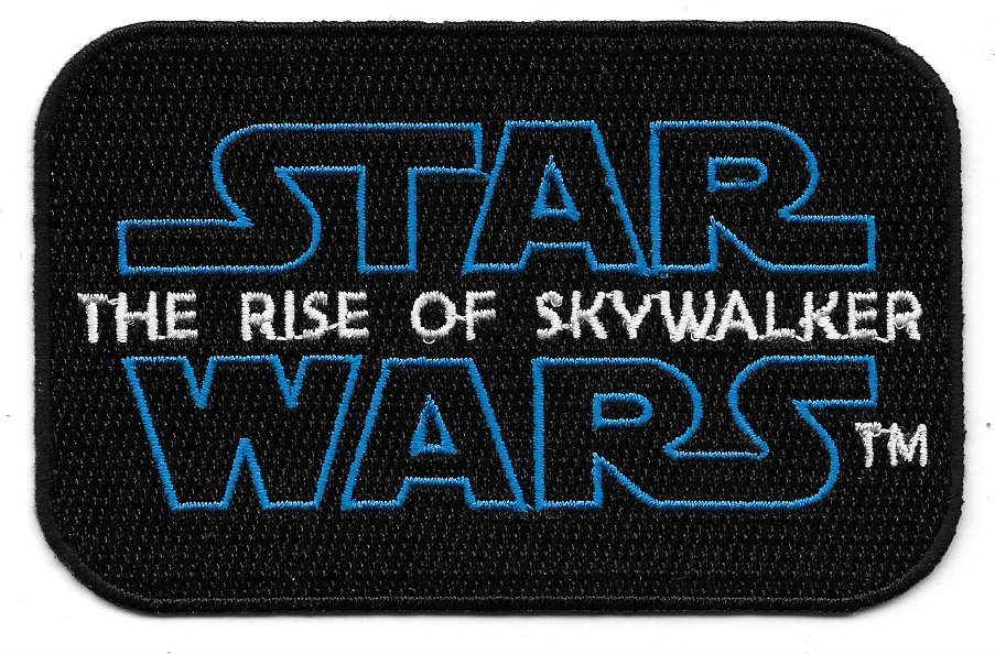 Star Wars Episode IX: The Rise of Skywalker Name Logo Embroidered Patch NEW