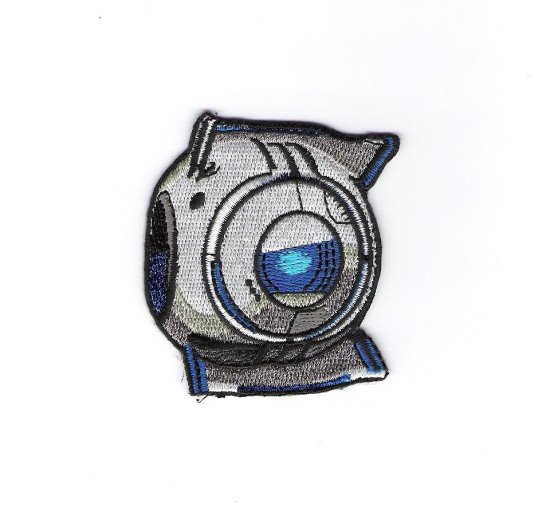 Portal 2 Game Wheatley Space Sphere Embroidered 2.25" Wide Patch, NEW UNUSED