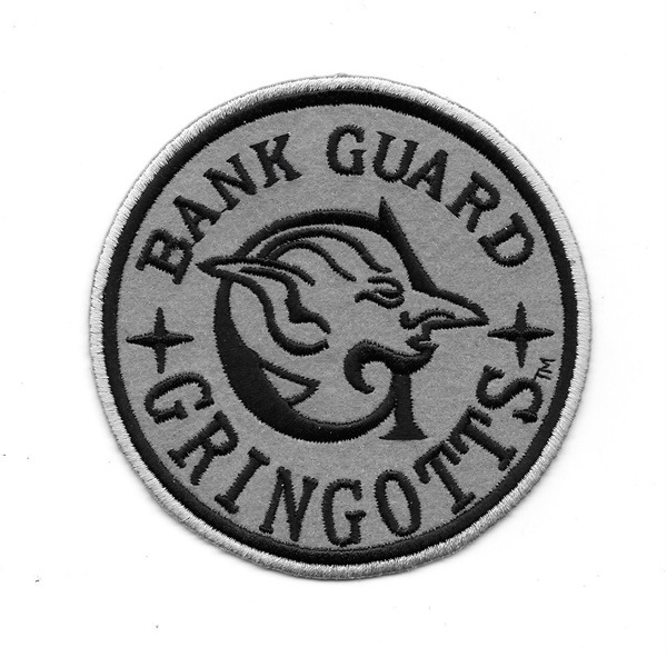 Harry Potter Gringotts Bank Guard Embroidered Patch Universal Studios NEW UNUSED