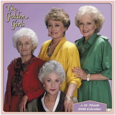 The Golden Girls TV Series 16 Month 2022 Photo Images Wall Calendar NEW SEALED