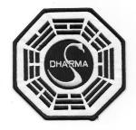 Lost TV Series Dharma Project White/Black Swan Logo Embroidered Patch NEW UNUSED