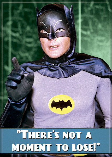 Batman 1960's TV The Manly Art of Self Defense Photo Refrigerator Magnet, NEW