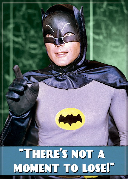 Batman 1960's TV The Manly Art of Self Defense Photo Refrigerator Magnet, NEW picture