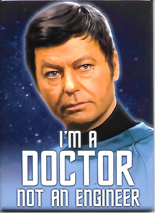 Star Trek: The Original Series Doctor McCoy Photo Image I'm A Doctor Magnet NEW