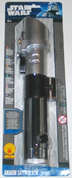 Star Wars Anakin Skywalker Light Up Authentic Lightsaber Costume Toy NEW SEALED picture