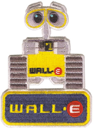 Walt Disney's Wall-E Movie Figure Embroidered Patch NEW UNUSED