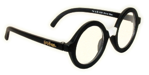 Harry Potter First Movie Licensed Harry Plastic Frame Eye Glasses, NEW UNWORN