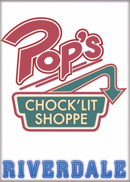 Riverdale TV Series Pop's Chock'lit Shoppe Logo Refrigerator Magnet Archie NEW