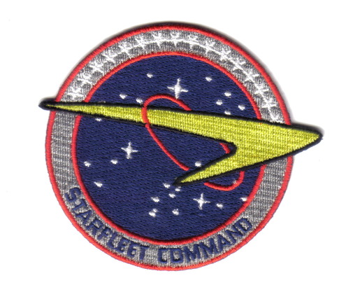 Star Trek Enterprise TV Series Starfleet Command Embroidered Patch, NEW UNUSED picture