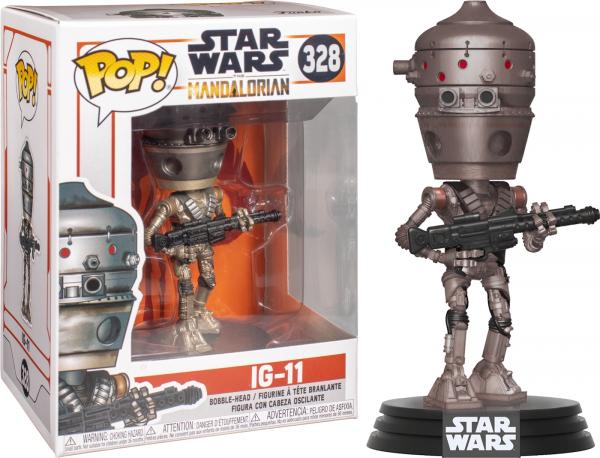 Star Wars The Mandalorian IG-11 Vinyl POP! Figure Toy #328 FUNKO NEW MIB