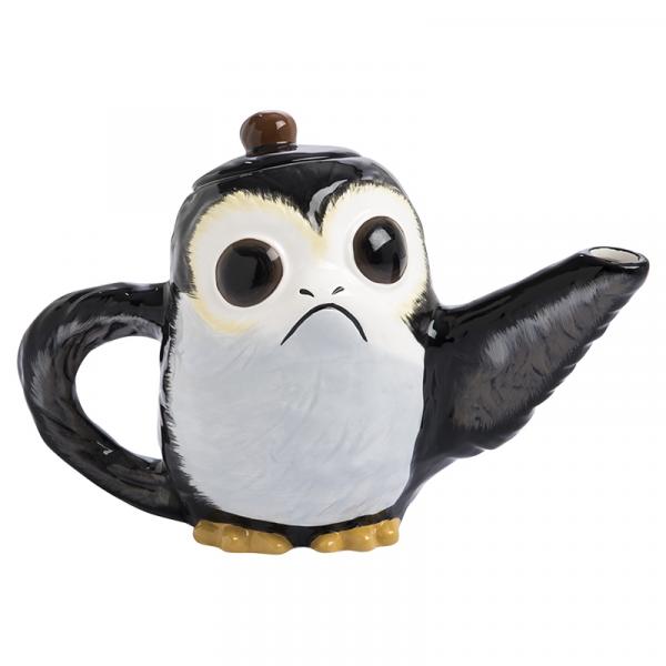 Star Wars The Last Jedi Porg Figure 32 oz Sculpted Ceramic Teapot NEW BOXED picture