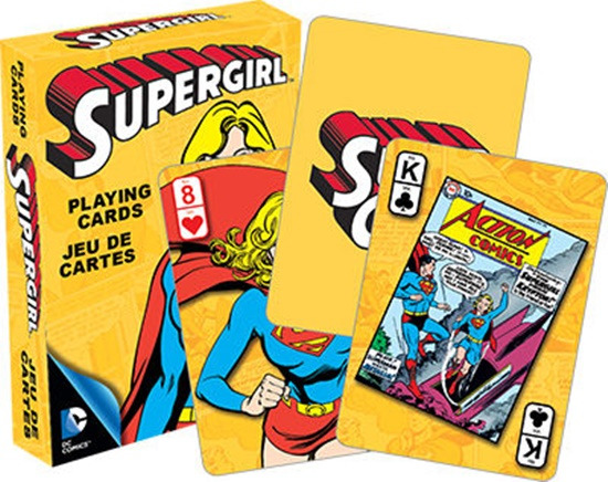 DC Comics Supergirl Comic Art Illustrated Playing Cards, 52 Images NEW SEALED
