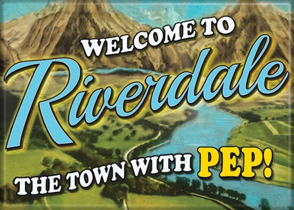 Riverdale TV Series The Town With Pep! Logo Refrigerator Magnet Archie Comics