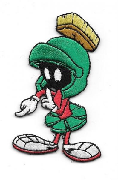 Looney Tunes Marvin The Martian Pointing Figure Patch, NEW UNUSED picture