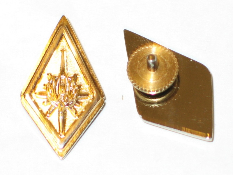 Battlestar Galactica Colonel Collar Pips Pins Deluxe Set of Two NEW UNUSED