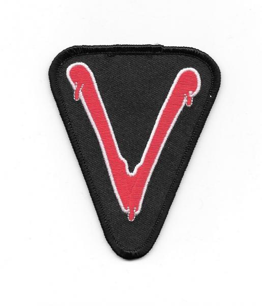 V Original TV Series Bleeding V Logo Embroidered Patch NEW UNUSED picture