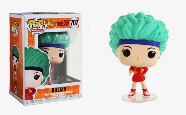 Dragon Ball Z Anime Series Bulma Afro Vinyl POP! Anime Figure Toy #707 FUNKO DBZ