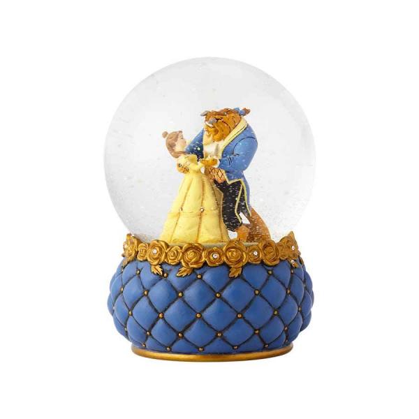 Walt Disney Beauty and the Beast Dancing 6.5" Water Globe NEW BOXED picture